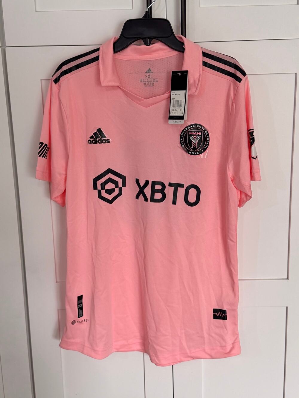 NWT Adidas Inter Miami CF Messi #10 Pink Home Jersey 2023 2XL Heat.RDY MLS